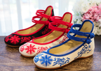 Embroidered Heritage Flats