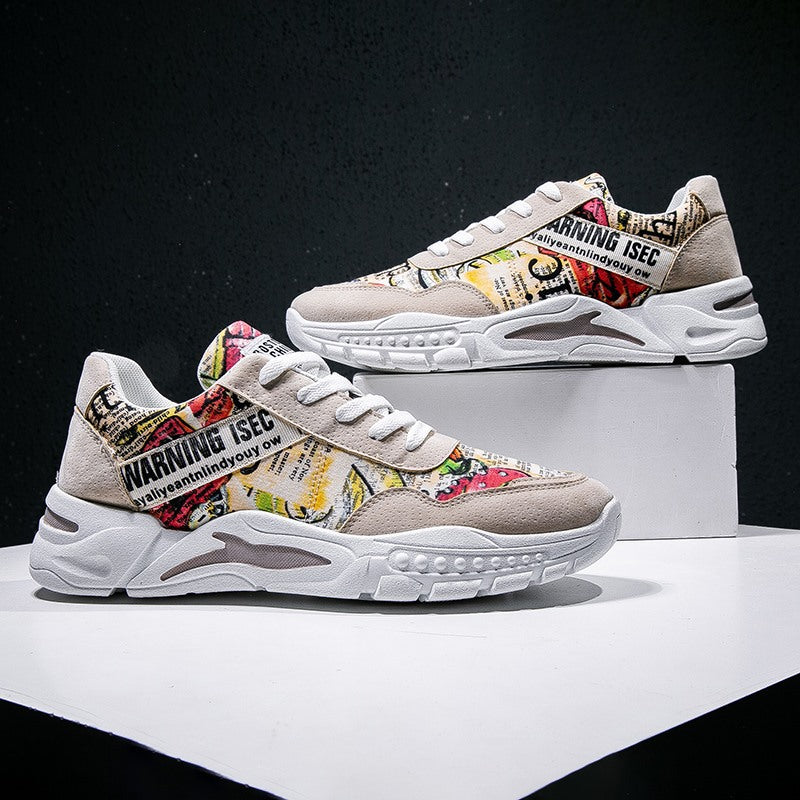 Urban Graffiti Dad Sneakers