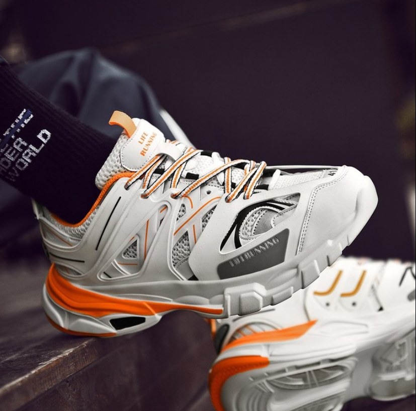 Sporty Lace-Up Comfort Sneakers