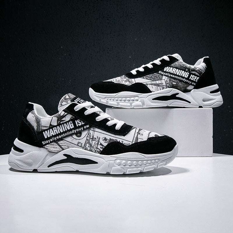 Urban Graffiti Dad Sneakers
