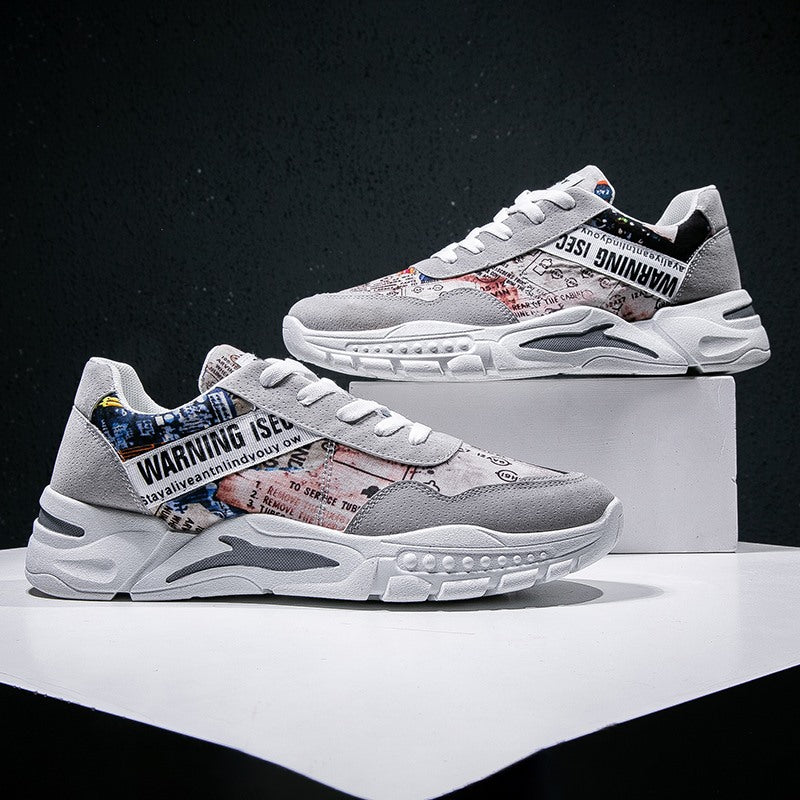 Urban Graffiti Dad Sneakers